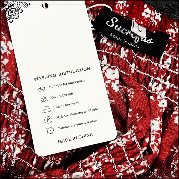 SUCREFAS Floral Ruffle-Hem Off-The-Shoulder Midi Dress - Size L - Picture 6 of 7